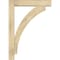 Ekena Millwork Thorton Block Rough Sawn Bracket w/ Offset Brace, Douglas Fir, 6"W x 30"D x 42"H BKT0604X30X42THR05RDF - alternate 2